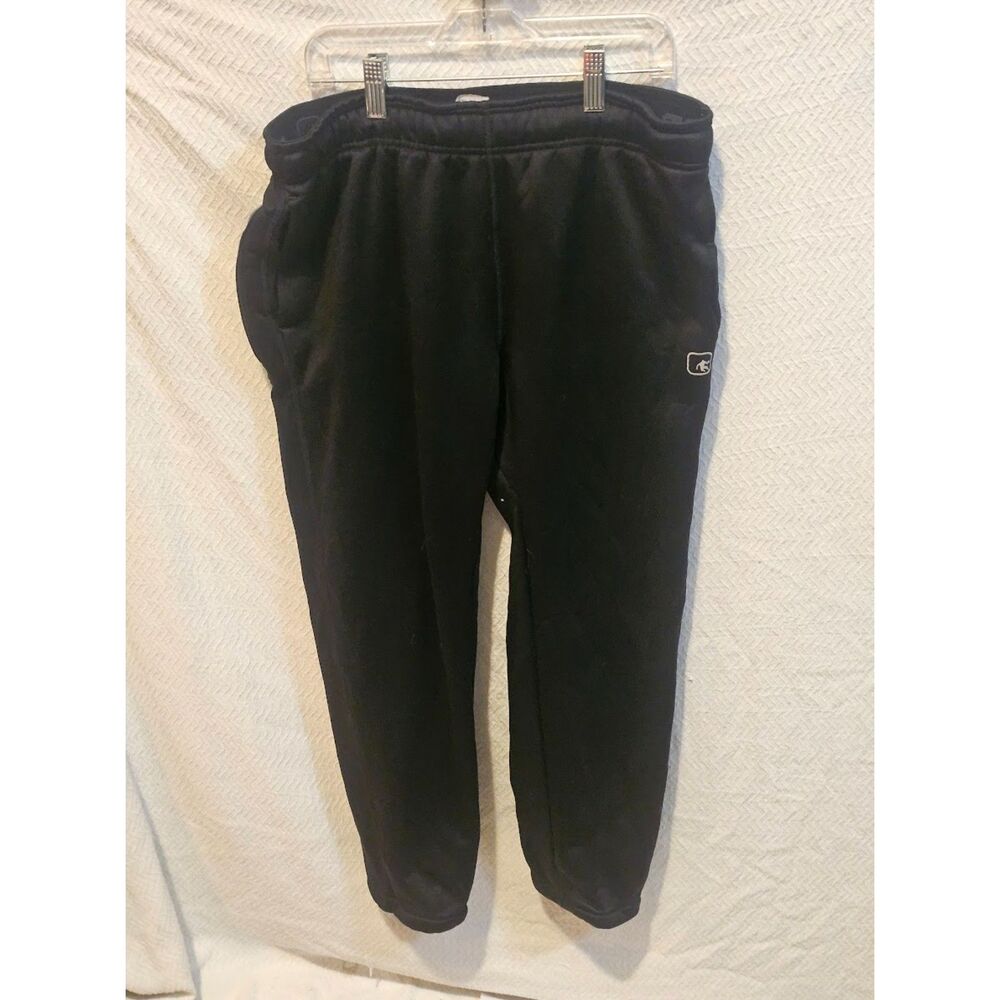 Title: AND1 Men’s Medium Black Athletic Sweatpants Elastic Waist Zip Pocket